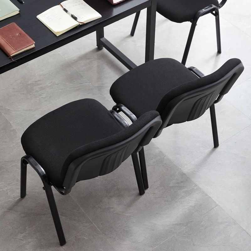 Stackable training chair - conference reception chair - comfortable backrest for extended sitting - ideal for gaming, chess, mahjong, and more - linen fabric