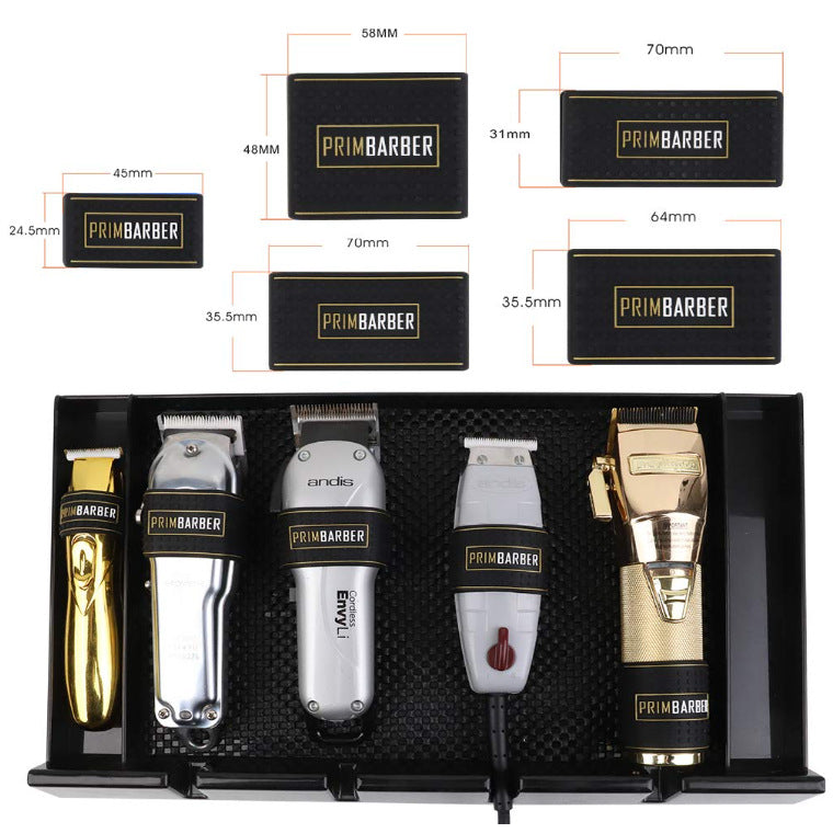 Electric push shear silicone anti-skid leather case Hair clipper Silicone anti-skid leather case Electric push shear anti-skid ring Electric fader protective cover