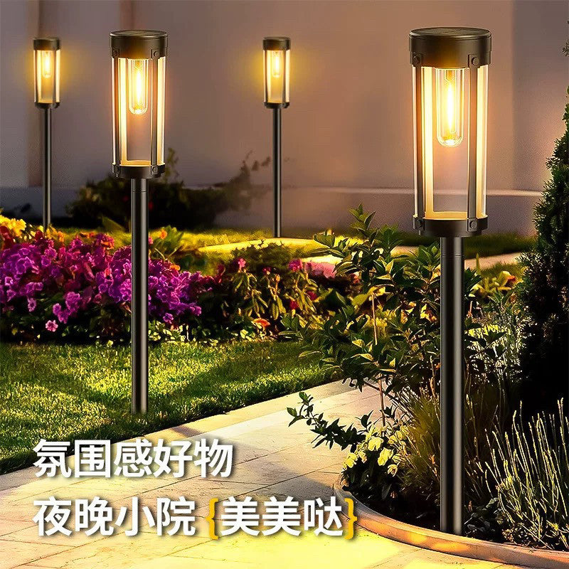 2026 new solar outdoor lights - waterproof decorative garden stake lights for home, patio, and lawn