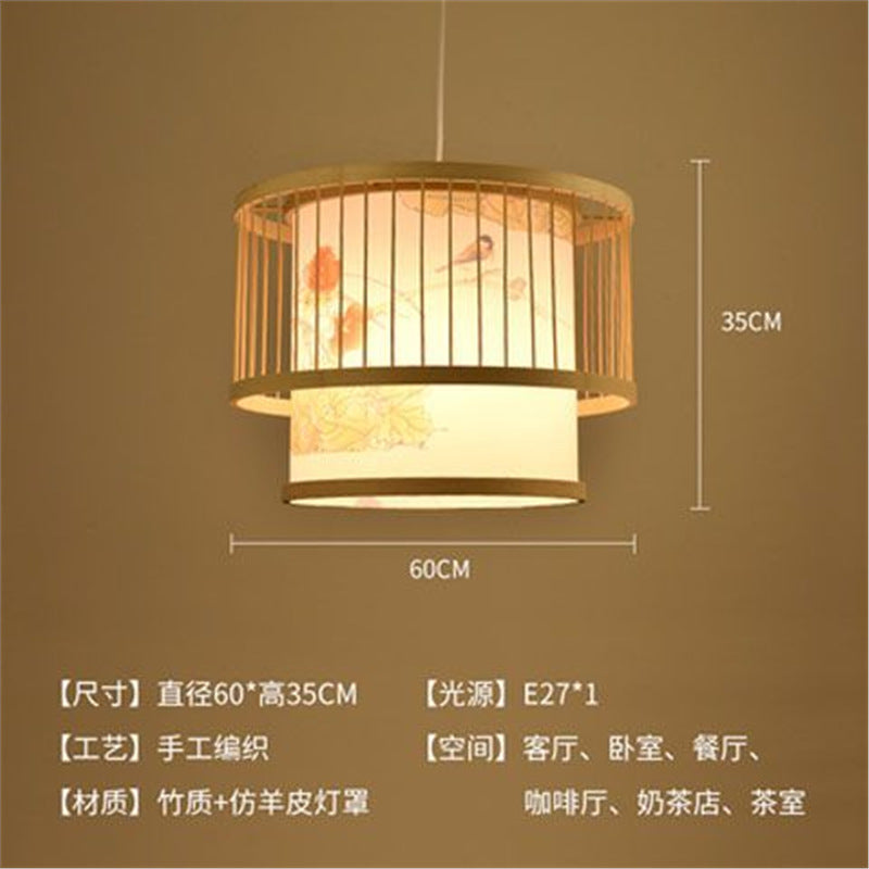 Lantern bamboo art chandelier bar b&b tea room hot pot restaurant restaurant casual japanese restaurant bamboo dining room lighting