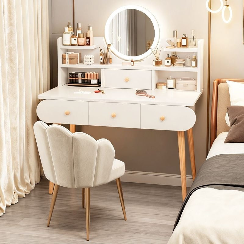 Vanity table bedroom simple modern small makeup cabinet all-in-one small apartment new arrival makeup table makeup table