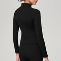 Yoga apparel pilates slimming workout outdoor fitness top women's quick-dry sports long sleeve jacket casual wear