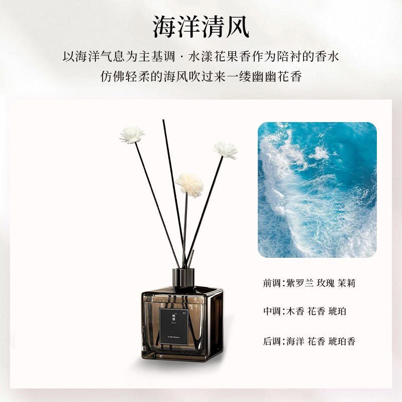 Nordic style flameless reed diffuser - long-lasting fragrance for home, bedroom, bathroom, and air freshening decoration