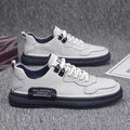 New men's handmade stitching casual shoes - trendy, versatile skate shoes - korean style fashion sneakers
