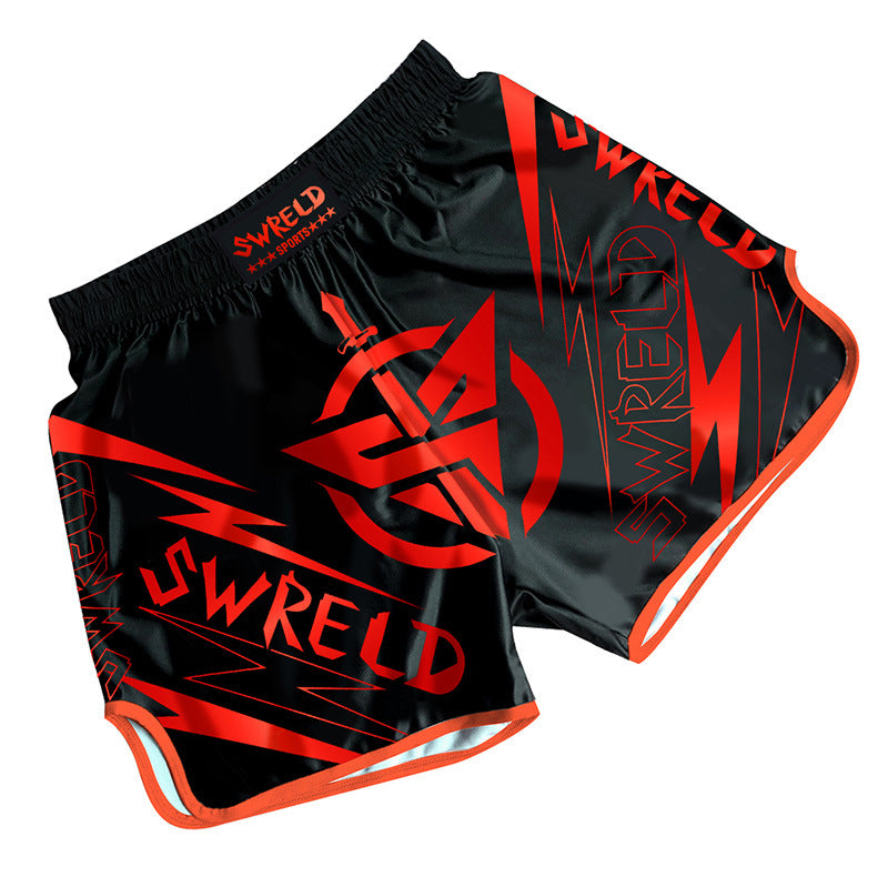 MMA Boxing Training Anti-Wear Fighting Pants UFC Mixed Fighting Muay Thai Shorts Running Fitness Cycling Fighting
