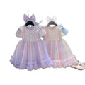 Girls' summer dress  new style little girl tulle skirt baby girl sleeveless tank princess dress