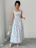 summer floral print sundress - elegant and fresh