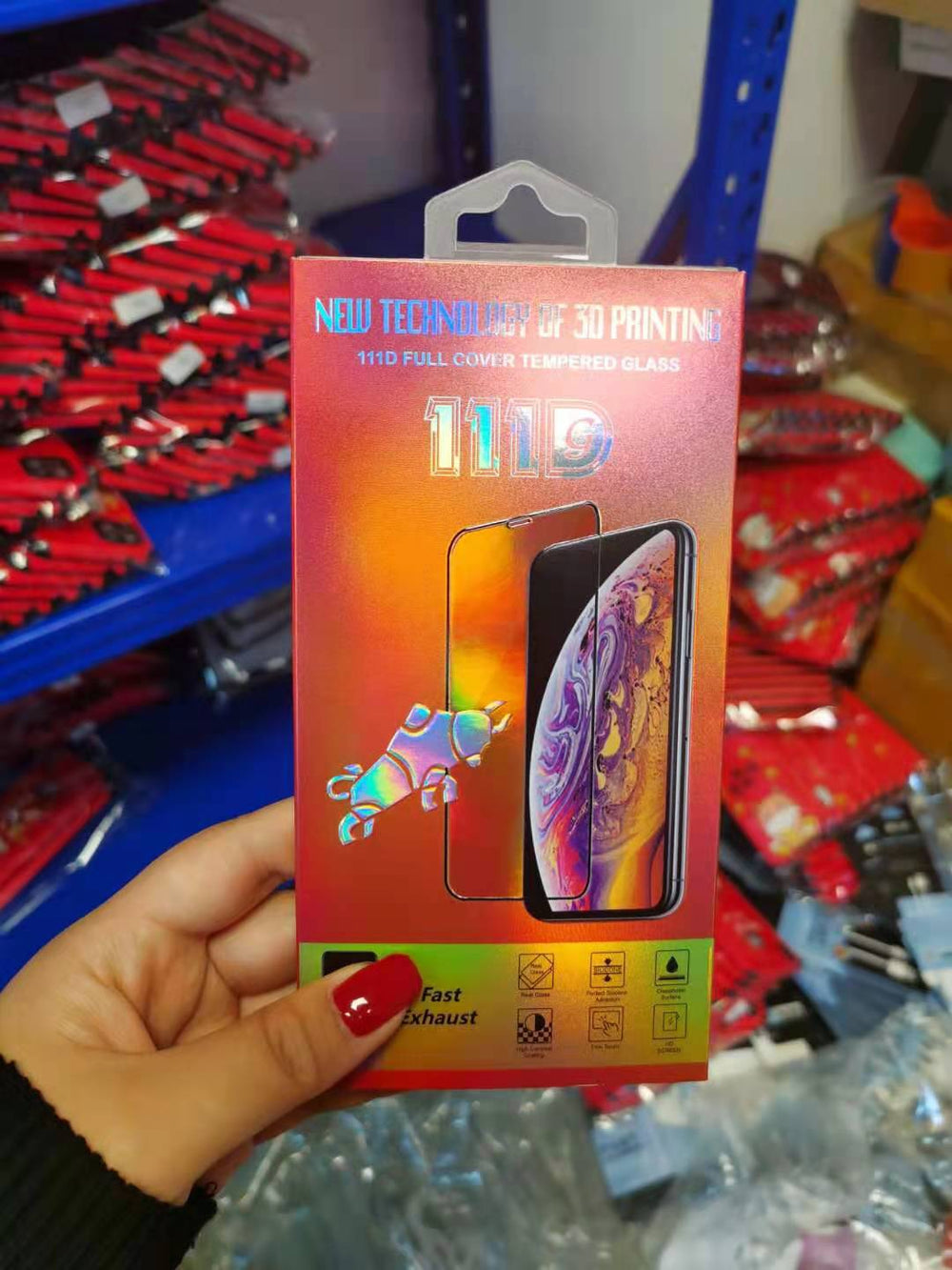 Mobile phone case packaging box mobile phone case packaging box card packaging white packaging mobile phone film packaging box color box