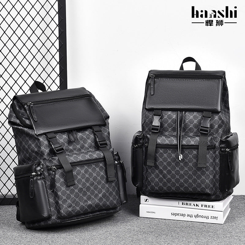 Cross-border men's business backpack, high-end fashion travel backpack, large-capacity schoolbag, waterproof backpack, computer bag.