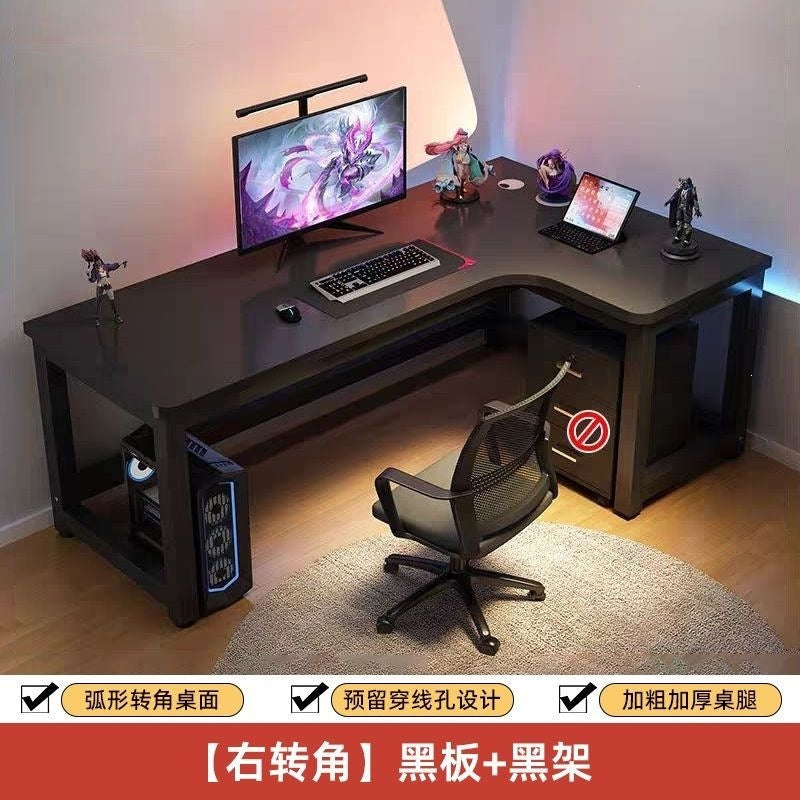 Computer desk desktop home electric competitive table and chair bedroom corner office table student study table new chinoiserie large desk