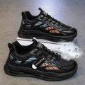 2025 spring new men's breathable mesh sneakers - trendy, versatile chunky sole athletic shoes - casual dad shoes