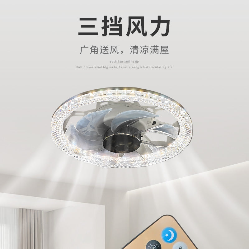 Wholesale fan lights for indoor living rooms, bedrooms, and dining rooms - led ceiling fan lights with smart remote control and dimming