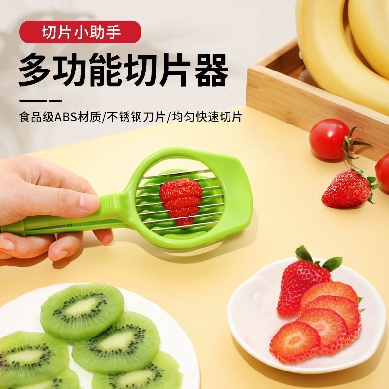 multifunctional red date slicer, strawberry and hawthorn fruit and egg cutting tool, date core removal tool