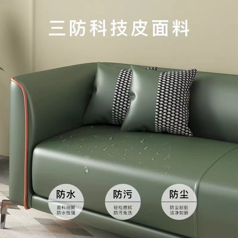Sofa small apartment rental house living room simple modern apartment popular double slot three slot technology cloth small sofa