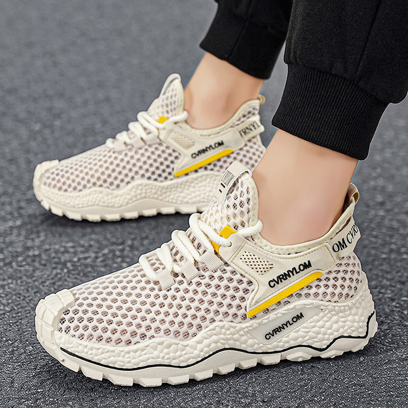 Breathable mesh sneakers - lightweight, comfortable, and thin - 2026 summer new arrival - mesh casual shoes - hollow-out running trendy shoes