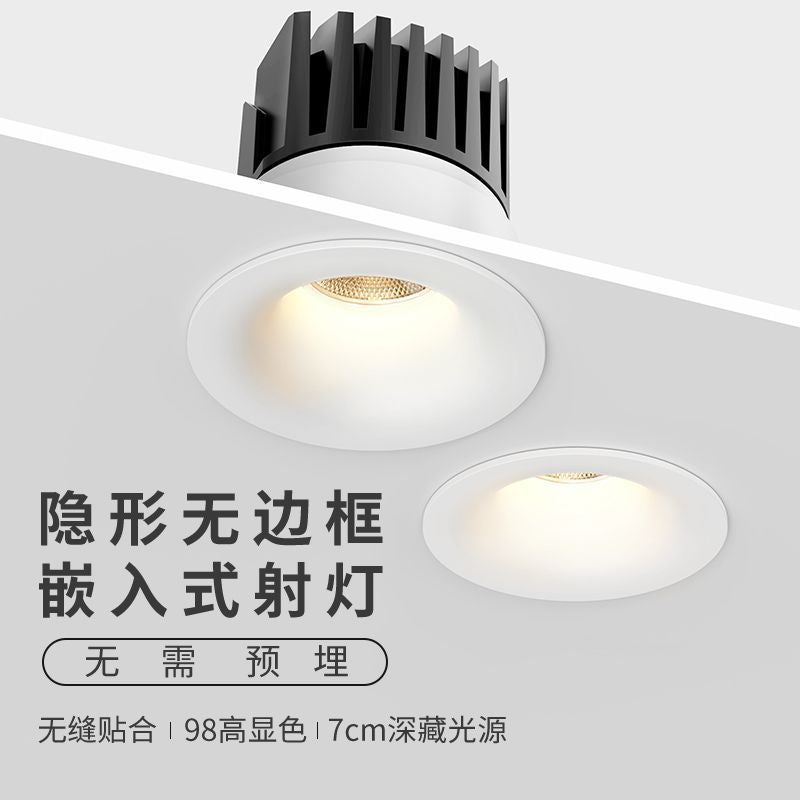 Deep cup anti-glare spotlight embedded ceiling light 24 degree 36 degree 60 degree beam angle hill downlight living room for home