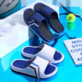 Slippers men's home bathroom non-slipdeodorizing filter wholesale outwearthick sole shit feeling cool slippers home new spring and summer