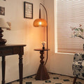 American retro fishing floor lamp living room sofa side storage rack coffee table grapefruit lamp medieval style bedroom bedside lamp