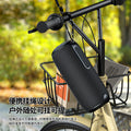 New wireless bluetooth speaker, outdoor waterproof portable subwoofer with rgb lighting, cylindrical fabric audio system