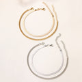Wholesale alloy double-layer anklets - new european and american style chunky chain jewelry - high-end anklets for women