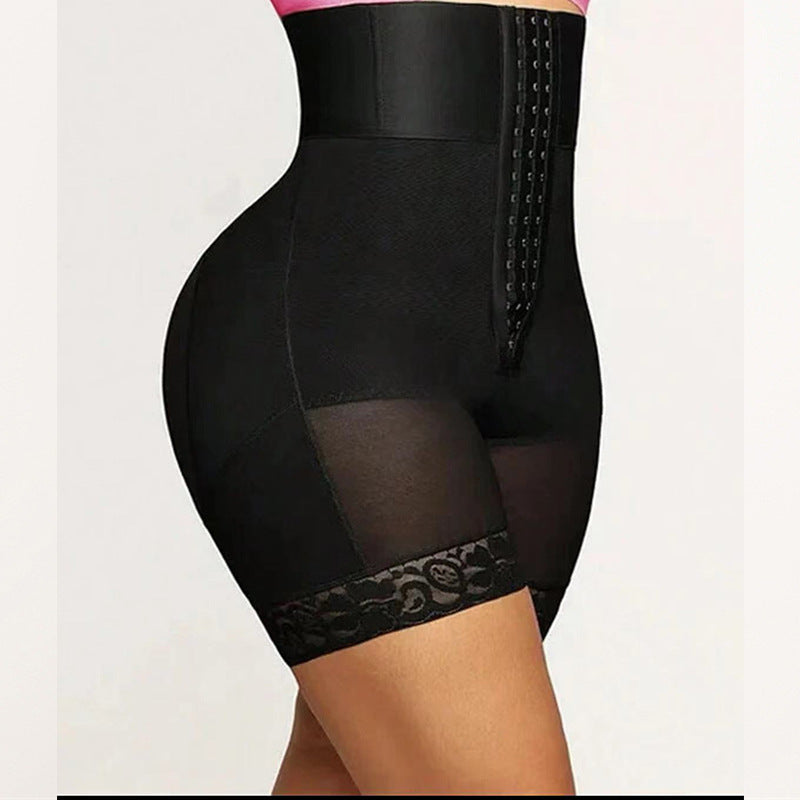 exclusive supplier of tummy control shaping pants factory, high elastic shaping waist shaping garment, high waist buttoned tummy control pants
