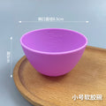 Tpr soft rubber imitation silicone mask bowl - soft bowl for beauty & hairdressing - flexible small bowl for makeup, spa, and mask application - direct from the manufacturer