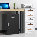 Under-desk filing cabinet, document cabinet, tool storage cabinet, metal low cabinet, storage cabinet with drawers, small lockable cabinet