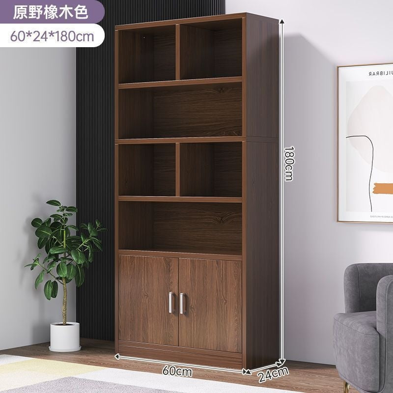 Bookshelf floor-standing storage rack living room for home wall-mounted storage cabinet storage cabinet office filing cabinet simple bookcase