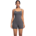 European and american nude feel yoga tank top bodysuit - high-intensity training, dance, and fitness leotard