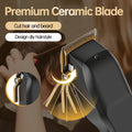 professional hairdressing set, electric clipper, oil head carving scissors, shaving reciprocating three-piece set
