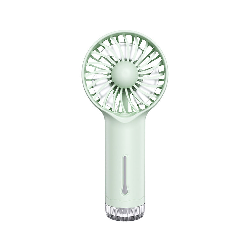 New arrival handheld spray fan usb portable mini fan silent charging fan outdoor spray fan