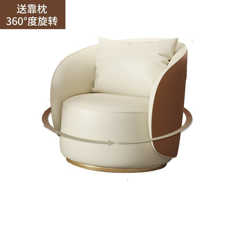Luxury hotel sales office reception single sofa chair modern minimalist beauty salon club casual table and chair set