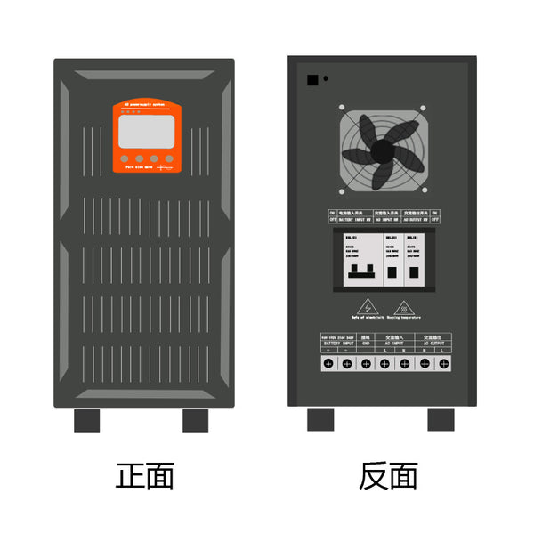 Supply 20KW sine wave inverter inverter power supply solar interactive machine UPS192V full power inverter