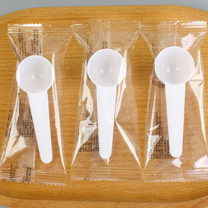 Individually wrapped plastic 10ml measuring spoons - perfect for face masks, feed, fertilizer, laundry detergent powder, and other beauty & skincare products