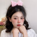 Spring/summer new arrival: ethereal mesh bow hair clip - sweet & girly, perfect for taming flyaways & bangs. versatile alligator clip, trending hair accessory
