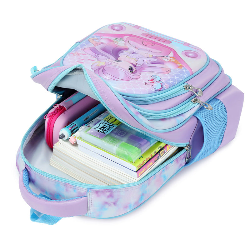 New arrival: elementary school backpack set (grades 1-3) - cute cartoon princess & astronaut designs for boys & girls - two-piece set
