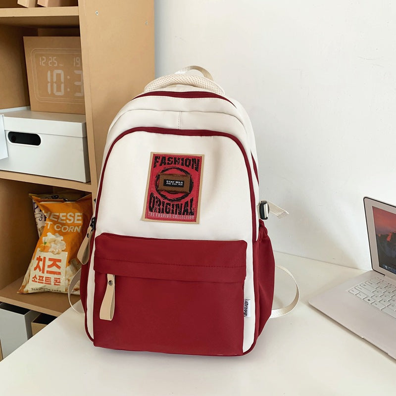 Factory direct backpack: stylish, lightweight, high-capacity, durable, and scratch-resistant backpack for middle school students