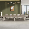 Conference table negotiation table desk and chair set training office furniture rectangular table office large minimalist modern