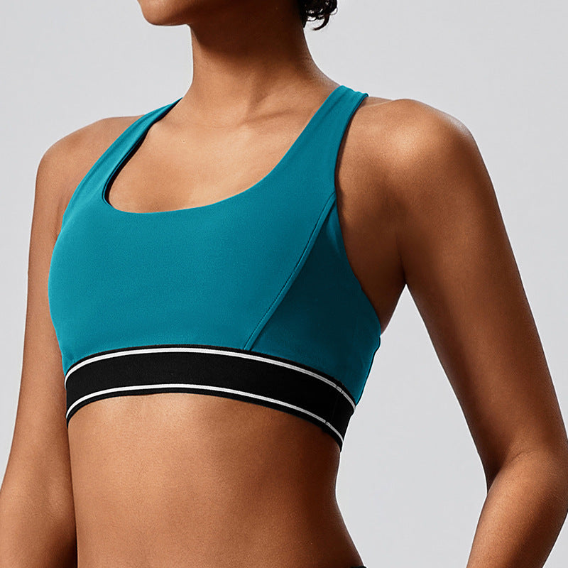 European and american cross-border dance running sports bra women's outdoor sports vest style fitness yoga top bra