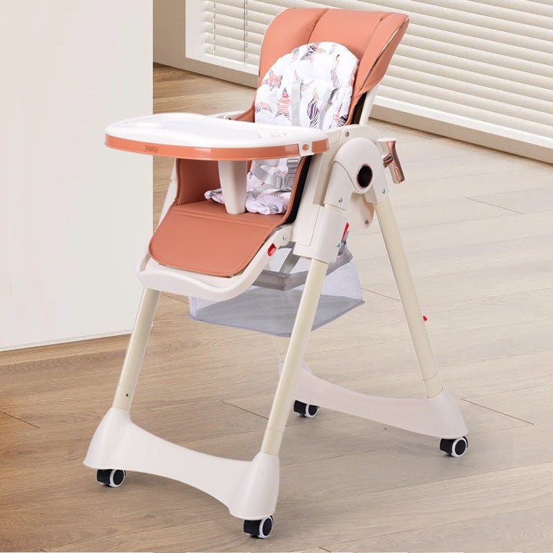 Baby dining chair foldable, reclining, rocking, portable baby eating seat, home baby meal rocking chair