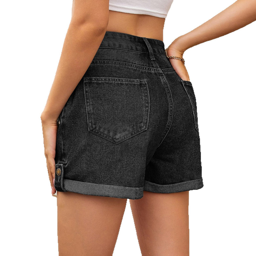 European and american cross-border foreign trade women's summer  independent station american style personalized sweet and spicy denim versatile shorts hot pants