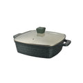 Personalized oem square for home non-stick pot soup pot die-cast aluminum pot high and deep ten-piece kitchen pot set stew pot