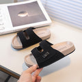 Vancahoboken shoes boys' cork sandals summernew arrivalkids indoor and outdoor sandals medium and large kids flip-flops