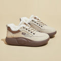 Women's winter 2025 collection: new trendy winter shoes - fleece-lined, extra thick cotton boots, cold-weather warmth, casual chunky sole ankle boots