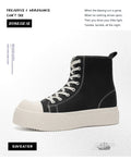 Canvas shoes for men spring 2026new arrivaltrendyeasiest for matchthick solemickey men's shoes sports casual big toe high-top sneakers
