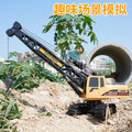 alloy remote control excavator toy car kids boys large engineering vehicle excavator toy wireless excavator