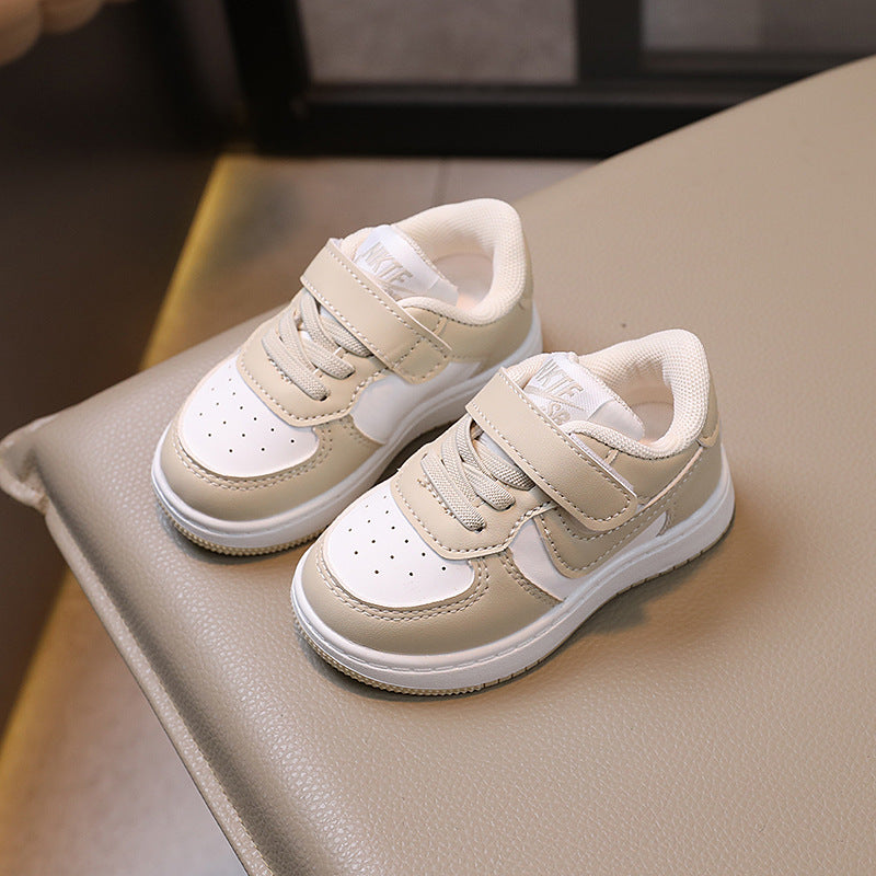 Spring/autumn new children's sports shoes: boys' casual low-top sneakers, girls' baby shoes, fashionable soft sole, ages 1-6