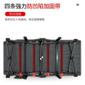 Wuqi bao foldable bed single office lunch break recliner marching for home small bed portable accompanying bed nap handy gadget
