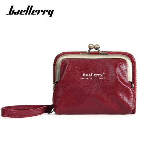 Baellerry's new women's change bag Korean version lychee pattern zipper multi-card organ card bag mini women's bag