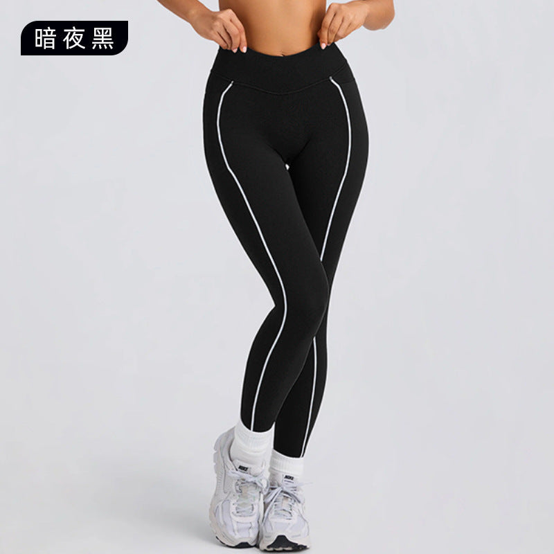 Tube toptops strapless pants high elastic back sports intimates bra non-slip running pilates yoga suit
